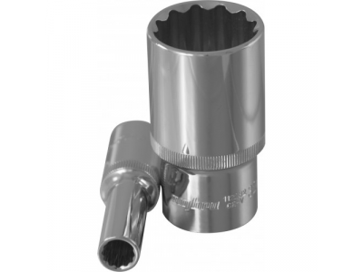 Головка торцевая 12 гранная глубокая 1/2"DR 19мм., Ombra 112219 от OMBRA Головка торцевая 12 гранная глубокая 1/2"DR 19мм., Ombra 112219