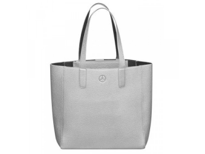 Сумка для покупок Mercedes-Benz Shopper, Silver / Black-coloured от Mercedes Сумка для покупок Mercedes-Benz Shopper, Silver / Black-coloured