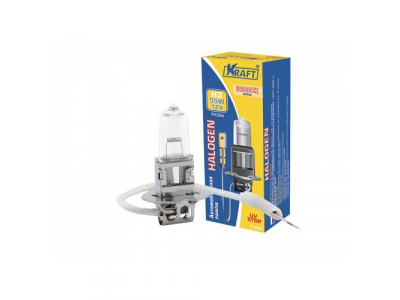 Автолампа H3 12v 55w (PK22s) от KRAFT Автолампа H3 12v 55w (PK22s)